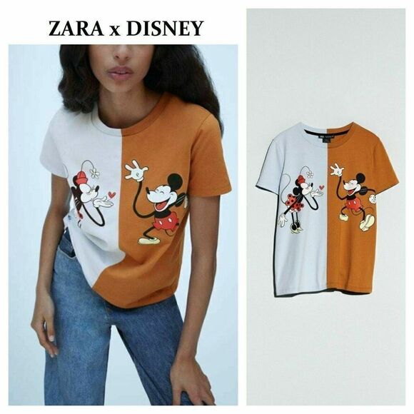 ZARA DISNEY TWO COLOR T-SHIRT SHIRT - Picture 13 of 13